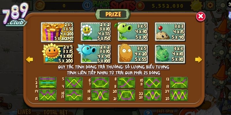 Plants vs Zombies Slots 789club – Trải Nghiệm Nổ Hũ Đỉnh Cao 4 Tận dụng biểu tượng Scatter