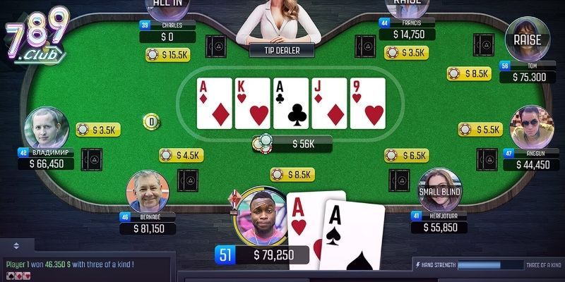Poker 789club – Hướng Dẫn Luật Và Kinh Nghiệm Thắng Lớn 3 Hành động cơ bản của hội viên