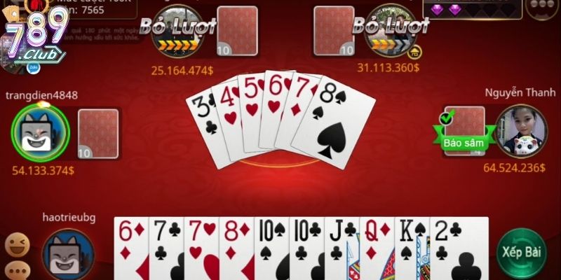 Sâm Lốc 789club – Cách Chơi Chi Tiết Từ A-Z Cho Người Mới 3 Các tổ hợp bài hợp lệ