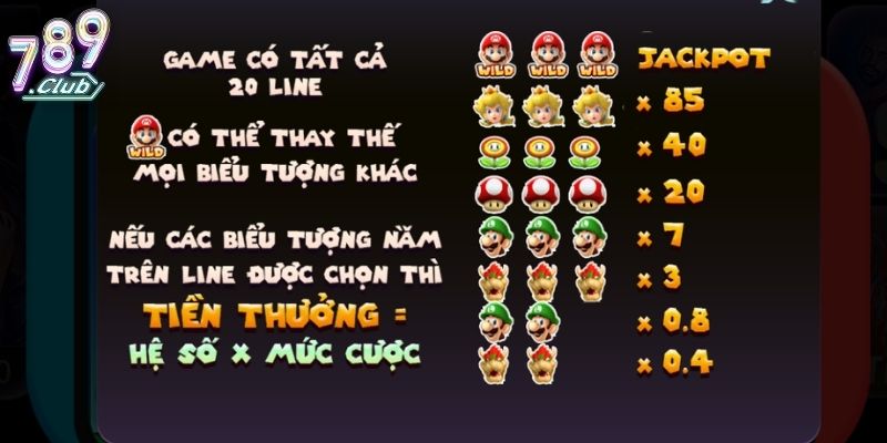 Super Mario Adventure 789club – Trải Nghiệm Game Đỉnh Cao 3 Các tính năng Super Mario Adventure
